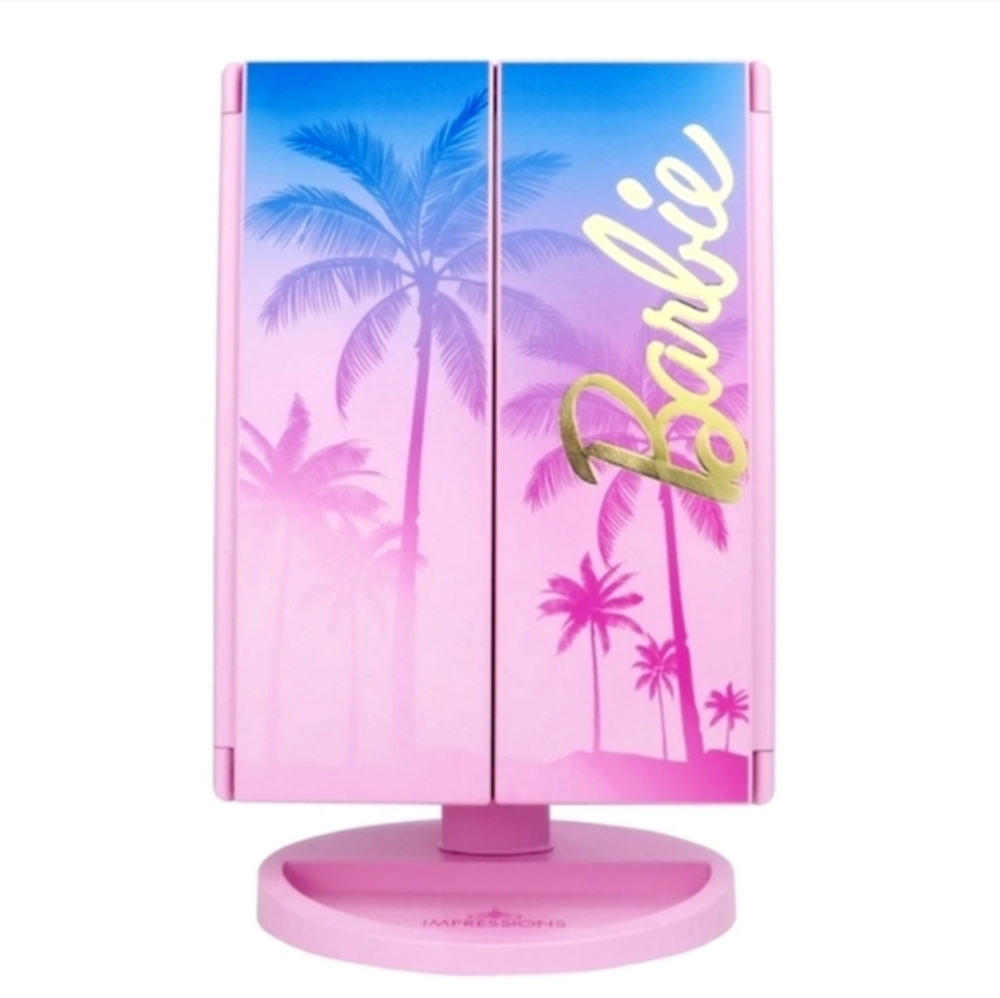 Barbie Trifold LED Makeup Mirror